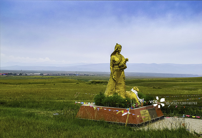 青海金银滩图片素材