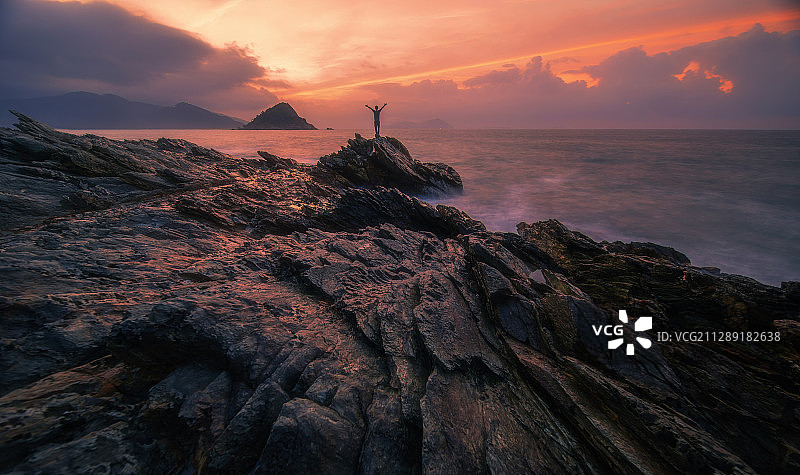 深圳南澳日出图片素材