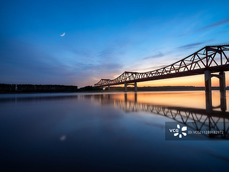 济南长清黄河大桥图片素材