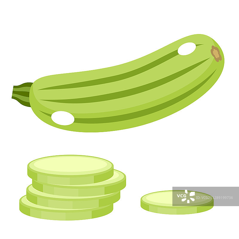 白色背景上的蔬菜图片素材