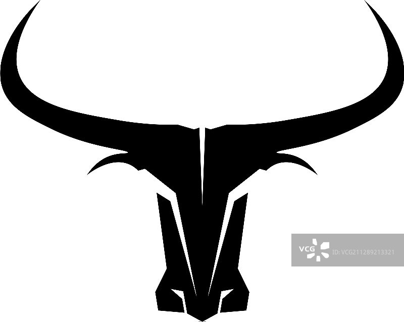 牛角标志和符号模板图标应用图片素材