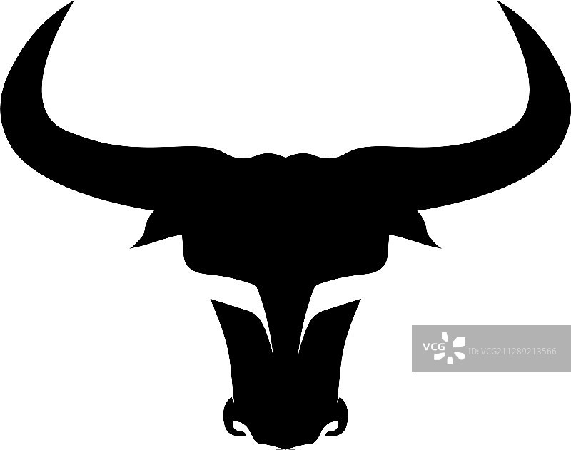 牛角标志和符号模板图标应用图片素材