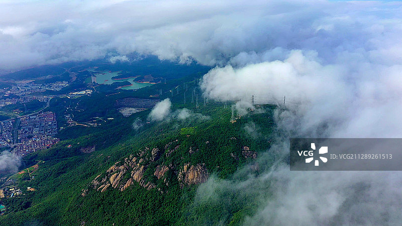 圆山看云图片素材