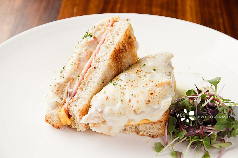 克罗克先生三明治图片素材