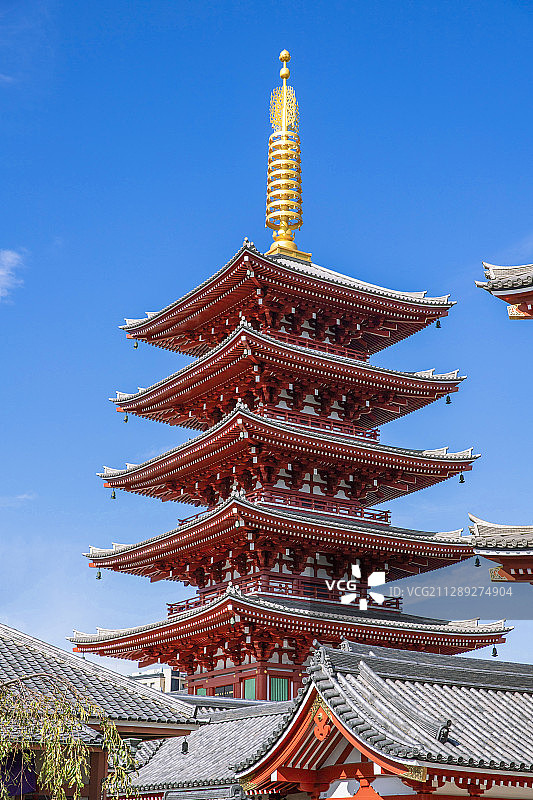 日本东京浅草寺图片素材