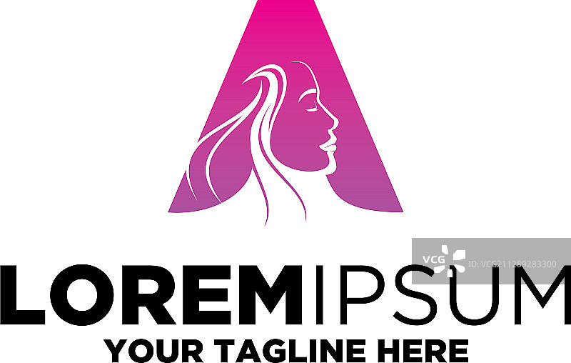 字母A美容图片素材