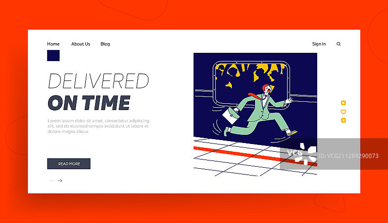 大城市上下班通勤网站banner图片素材