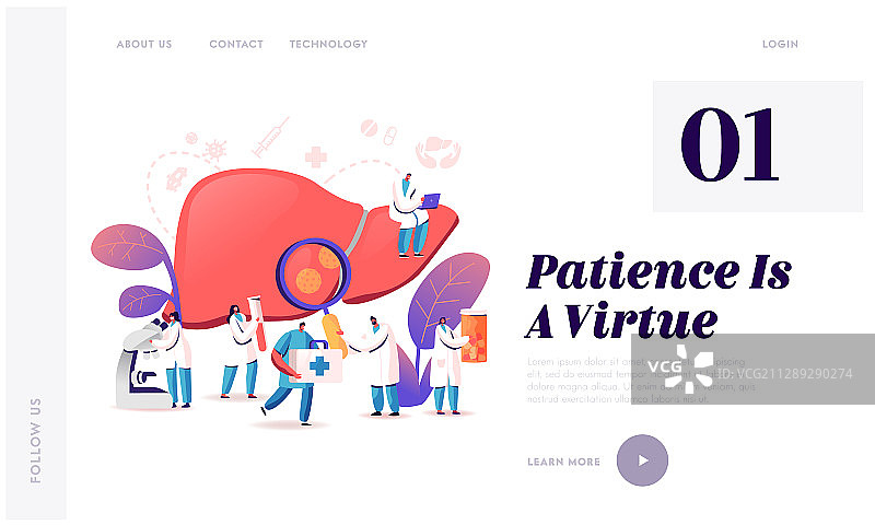 甲乙丙丁型肝炎世界日医疗诊断图片素材