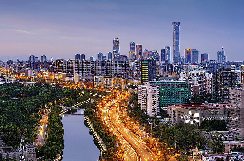 北京之夜图片素材