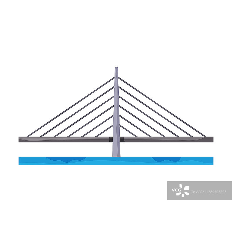 桥梁卡通图标图片素材