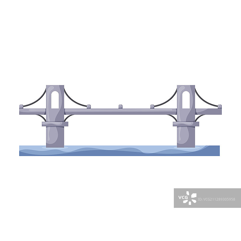 桥梁卡通图标图片素材