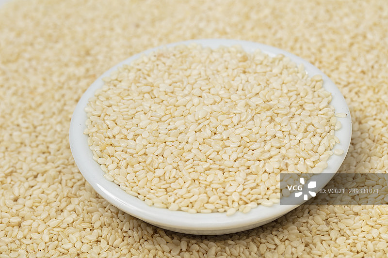 成熟后的白芝麻图片素材