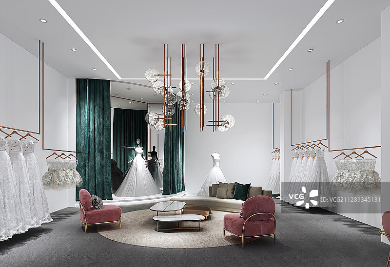 高档婚纱生活馆图片素材