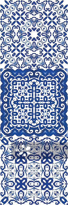 抽象装饰民族彩色瓷砖图片素材