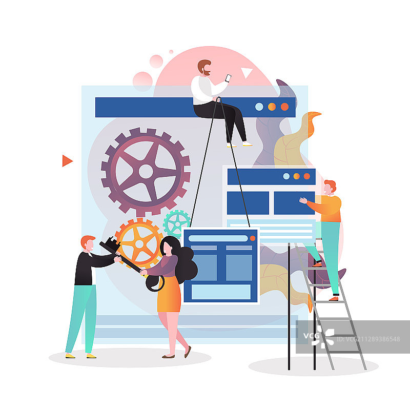 网页设计师服务概念Web素材图片素材