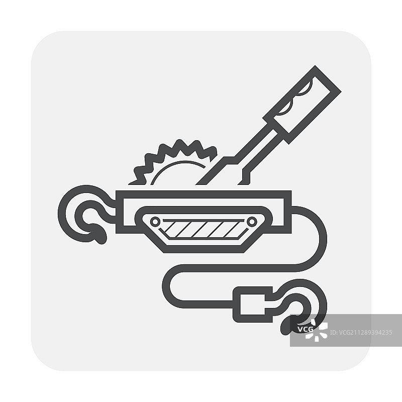 绞盘黑色图标图片素材