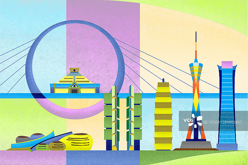 中国城市-郑州图片素材