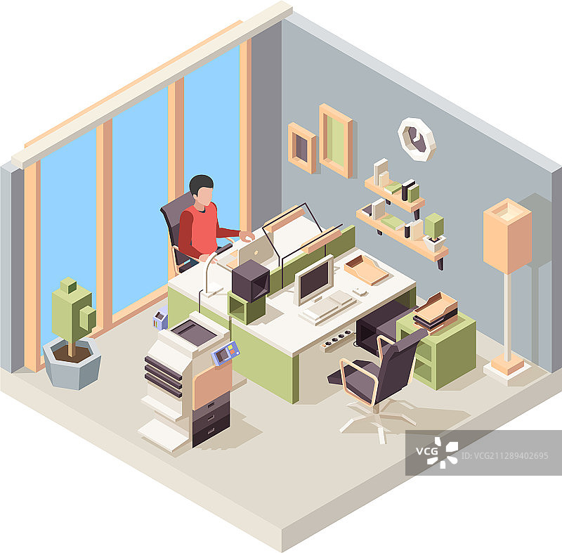 工作场所2.5D人物商务人士图片素材