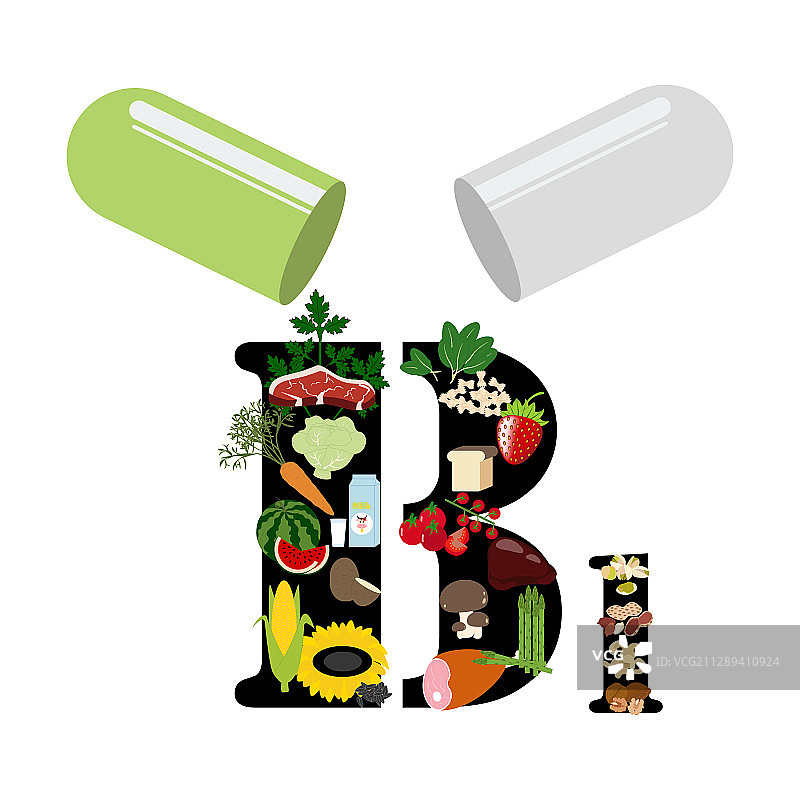 维生素B1图片素材