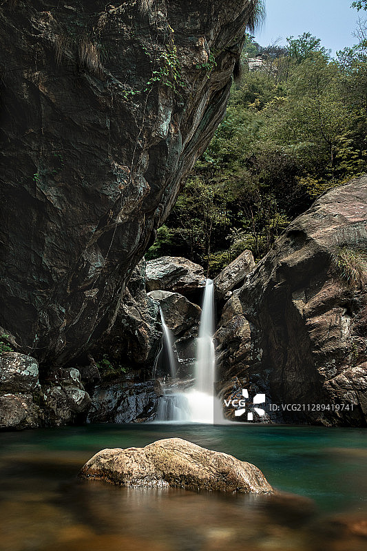 庐山瀑布图片素材