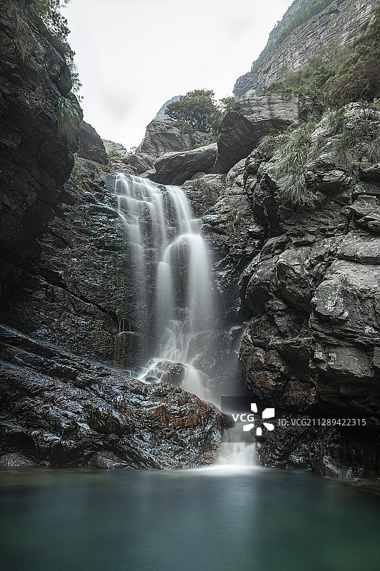 庐山瀑布图片素材