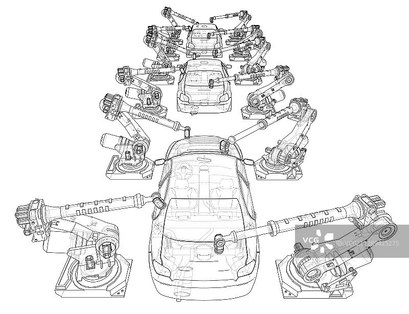 组装汽车图片素材