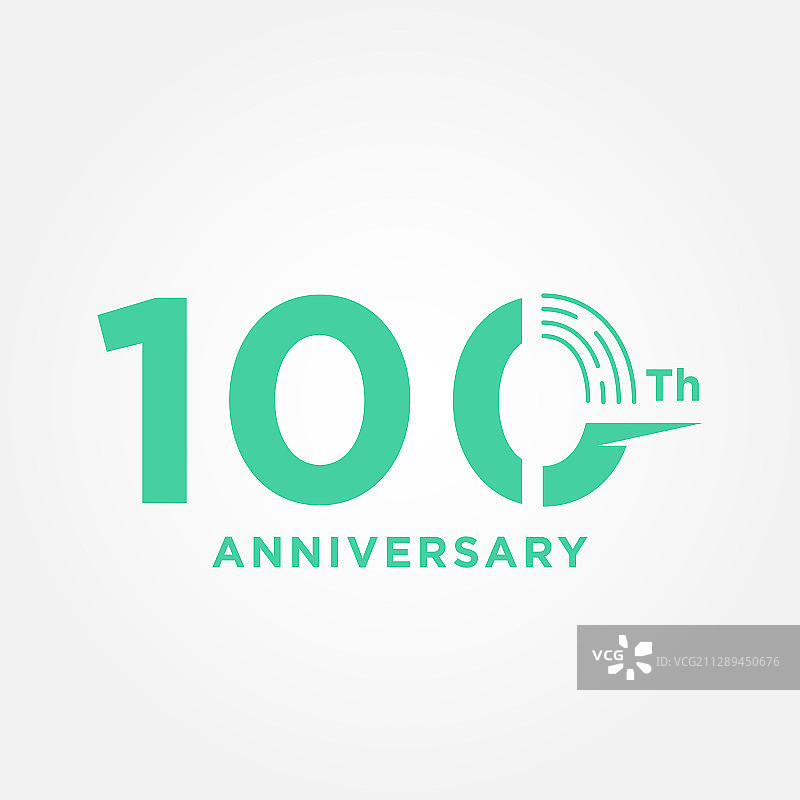 最佳100周年蓝色数字设计图片素材