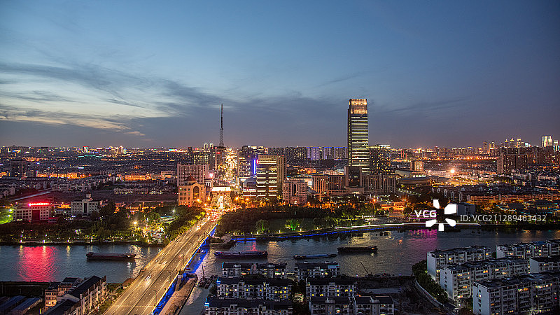 苏州吴中区中润苏州中心城市全景图片素材