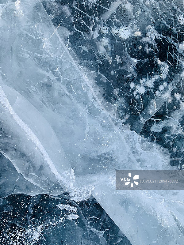 气泡冰面图片素材