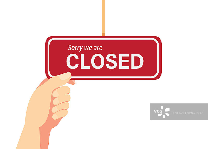 手持关闭标志符号图标图片素材