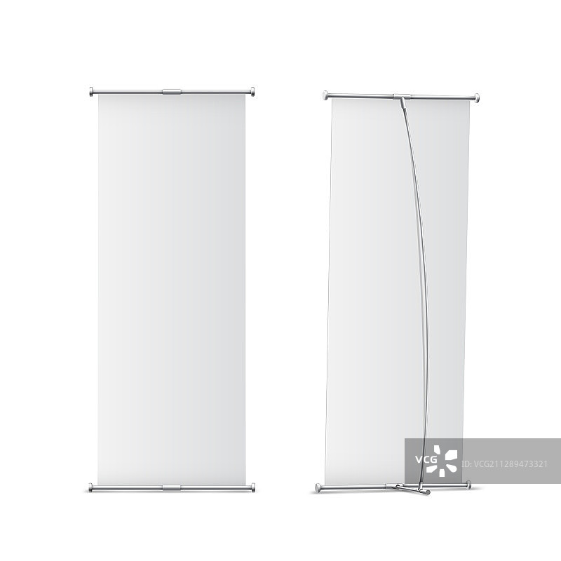 室内空白L型banner设计图片素材