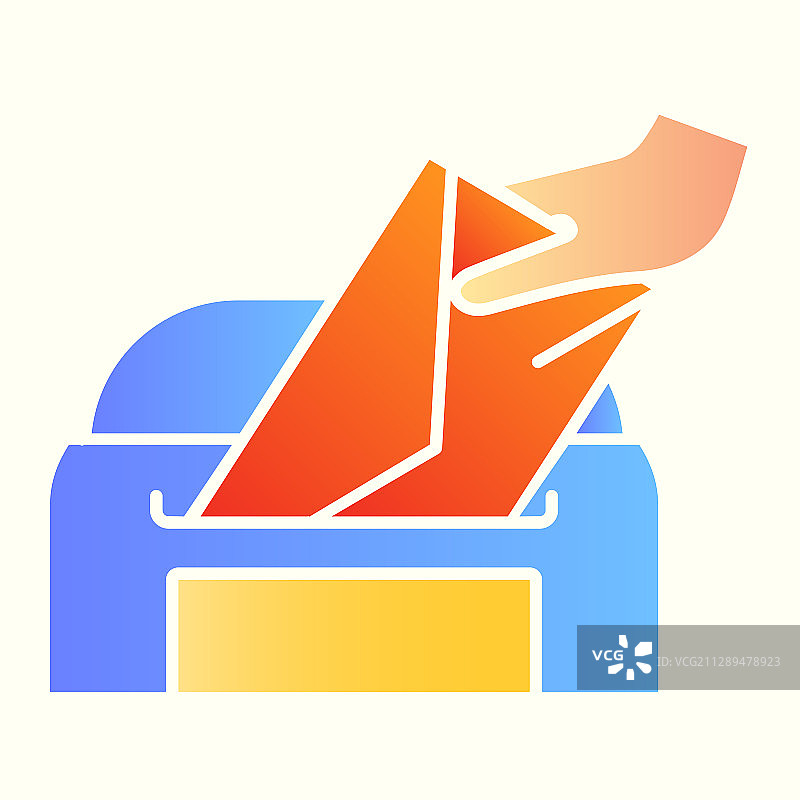 手和邮箱线条图标，发送邮件图片素材