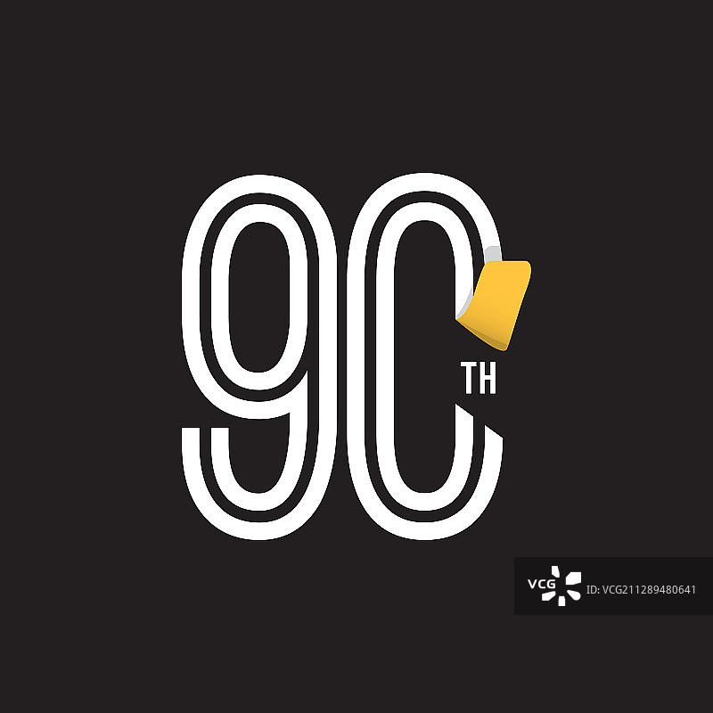 90周年庆典模板设计图片素材