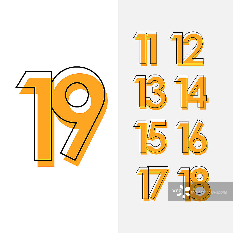 19号套装模板设计图片素材