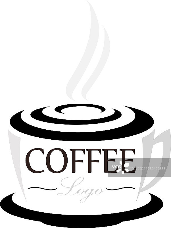 咖啡店杯子标志图片素材