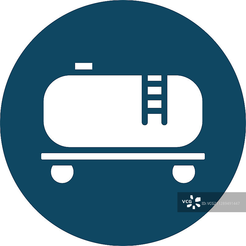 独立油罐集装箱扁平风格图标图片素材