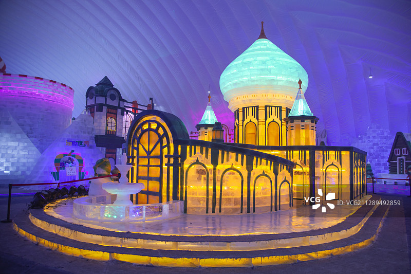 中国哈尔滨冰雪大世界图片素材