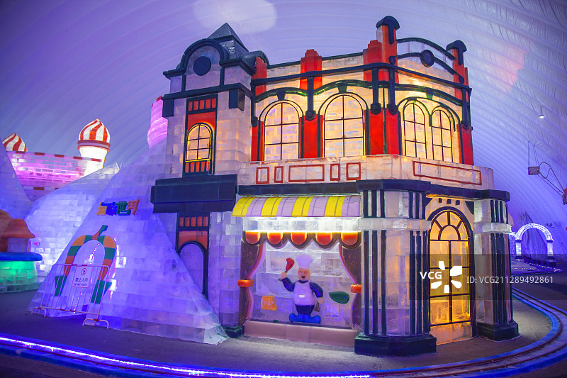 中国哈尔滨冰雪大世界图片素材