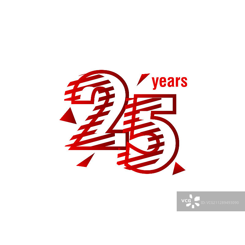 25周年庆典模板设计图片素材