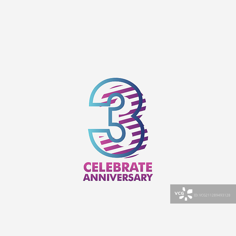 3周年庆典模板设计图片素材