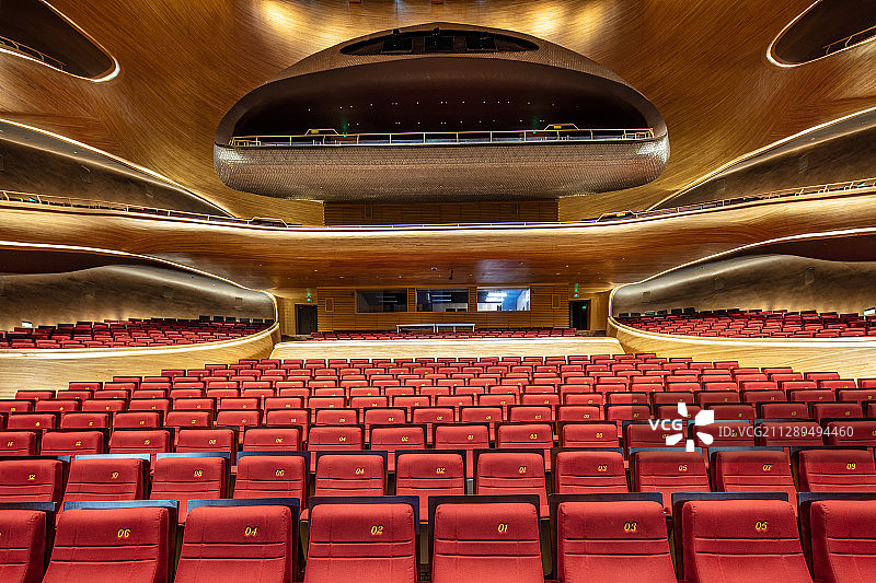 哈尔滨大剧院内部空间图片素材