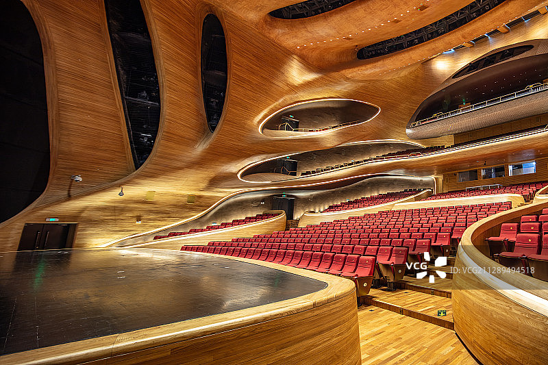 哈尔滨大剧院内部空间图片素材