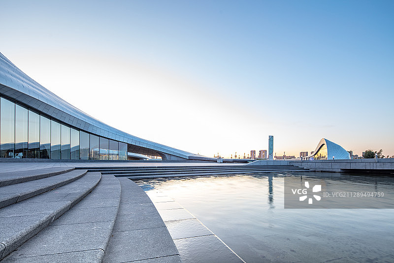 哈尔滨大剧院风光图片素材