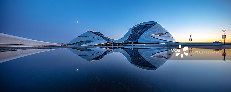 哈尔滨大剧院风光图片素材