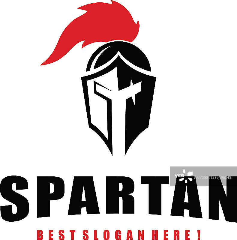 斯巴达头像战士Logo图片素材