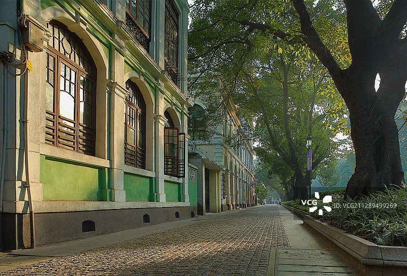 广州城市景观沙面图片素材