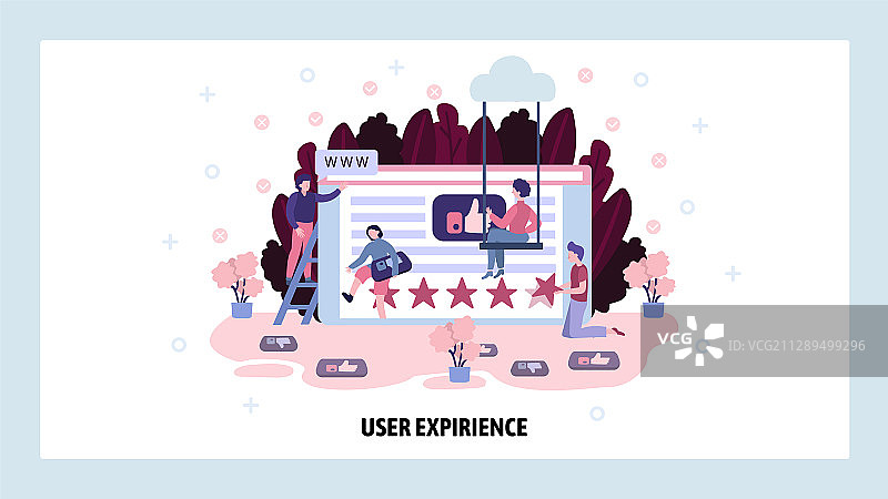 用户体验和社交评论数字社交图片素材