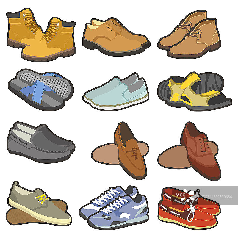 男士鞋靴系列图片素材