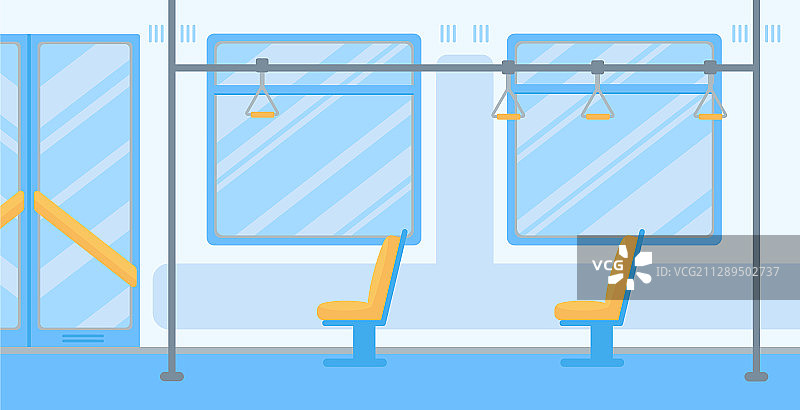 扁平风格的公共交通图片素材