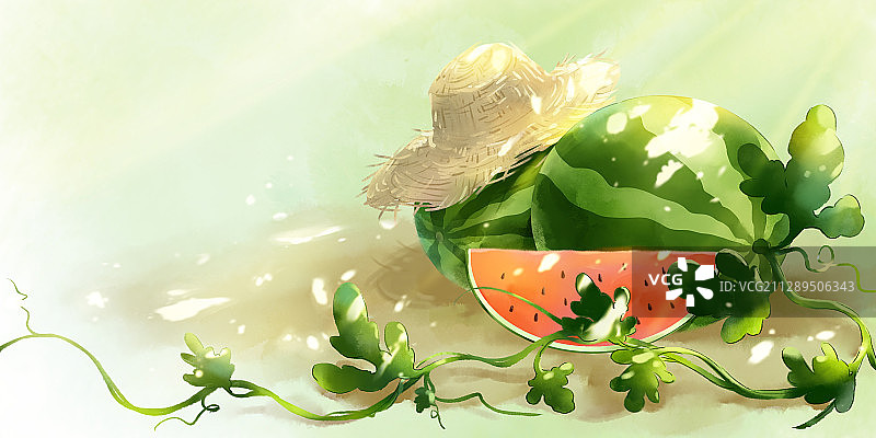 夏天西瓜图片素材